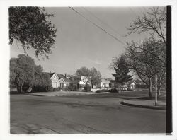 Street scene in the Junior College area, Santa Rosa, California, 1960 (Digital Object)