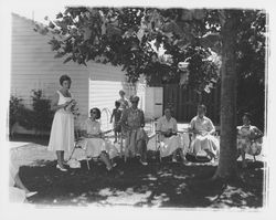 Members of the Newcomers Club at a fashion show, Santa Rosa , California, 1959 (Digital Object)