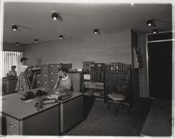 Chamber of Commerce office in the Flamingo Hotel, Santa Rosa, California, 1957 (Digital Object)