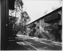 Exterior views of the Creekside Park Apartments, Santa Rosa, California, 1965 (Digital Object)
