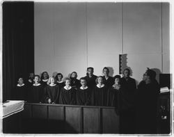 Choir of the Presbyterian Church of the Roses, Santa Rosa, California, 1957 (Digital Object)