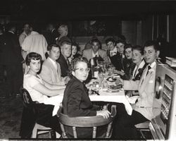 Angelina Zurlo with other people at a Butcher&#39;s Union function, Santa Rosa, California, 1957 (Digital Object)