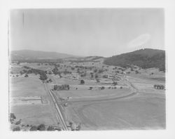 Aerial view of Highway 12, Oakmont and Oakmont Golf Course, Santa Rosa, California, 1964 (Digital Object)
