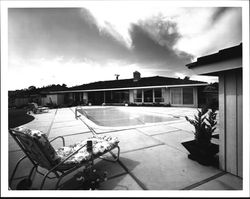 Backyard pool of a Santa Rosa home, Santa Rosa, California, 1961 (Digital Object)