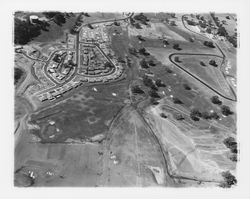 Aerial view of the Greenfield and Deerfield Circles neighborhood of Oakmont and the Oakmont Golf Course, Santa Rosa, California, 1964 (Digital Object)