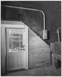 Interior view of Luther Burbank&#39;s carriage house, Santa Rosa, California, December 1, 1979 (Digital Object)