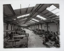 Repair shop at Stevenson Equipment Co., Santa Rosa, California, 1964 (Digital Object)