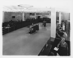 Lobby of the Exchange Bank, Santa Rosa, California, 1960 (Digital Object)