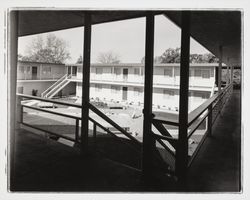 Pool area at Samson Villa Apartments, Santa Rosa, California, 1959 (Digital Object)