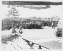 Peck family at home, Santa Rosa, California, 1957 (Digital Object)