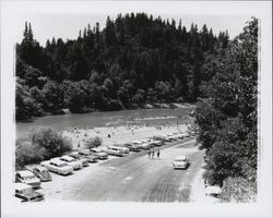 Johnson&#39;s Beach and parking area, Guerneville, California, 1960 (Digital Object)