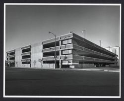 Public Parking garage on D Street, Santa Rosa, California, September, 1970 (Digital Object)