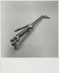 Blow-torch used to cut the chain across the Golden Gate Bridge, Santa Rosa, California, 1980 (Digital Object)