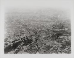 High altitude view of Santa Rosa, California, 1958 (Digital Object)