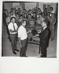 Award being presented at National Controls, Santa Rosa, California, 1971 (Digital Object)