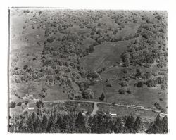 Aerial view of Mark West Springs area, Santa Rosa, California, March 3, 1958 (Digital Object)