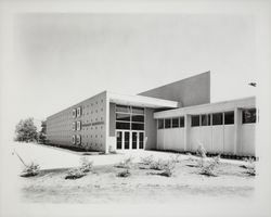 Exterior of Petaluma Veterans Memorial Building, Petaluma, California, 1960 (Digital Object)