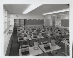 Typing class at Montgomery High School, Santa Rosa, California, 1959 (Digital Object)