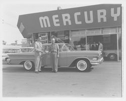 G.K. Hardt Lincoln-Mercury dealership, Santa Rosa, California, 1958 (Digital Object)