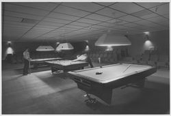 Billiard tables at Star Skate World, 2075 Occidental Road, Santa Rosa, California, in 1978 (Digital Object)