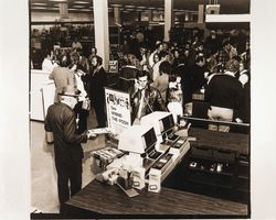 Opening day crowds at Sears, Santa Rosa, California, 1980 (Digital Object)