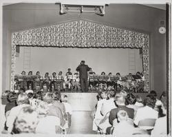 Quartet, quintet band performing at Village School, Santa Rosa, California, 1959 (Digital Object)