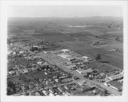 Aerial view of Roseland Shopping Center, Santa Rosa, California, 1960 (Digital Object)