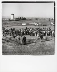 Ground breaking ceremonies at Airport Industrial Park for National Controls plant facility, Santa Rosa, California, 1976 (Digital Object)
