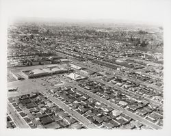 Aerial view of Montgomery Village, Santa Rosa, California, 1960 (Digital Object)