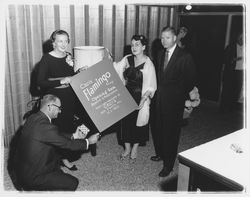 Opening night at Ceci&#39;s Flamingo Shop, Santa Rosa, California, 1957 (Digital Object)