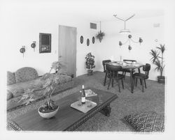 Living room of Westgate Apartments, Santa Rosa, California, 1971 (Digital Object)