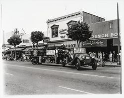 20-30 Club of Santa Rosa with fire engine in Rose Parade, Santa Rosa , California, 1958 (Digital Object)