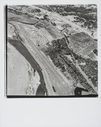 Aerial view of Cloverdale airport area, Cloverdale, California, 1972 (Digital Object)
