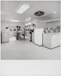 Gaslight Apartments laundromat, Santa Rosa, California, 1972 (Digital Object)
