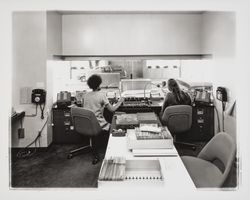 Drive up window at Coddingtown branch of Bank of America, Santa Rosa, California, 1964 (Digital Object)