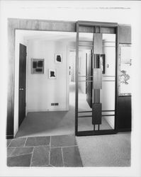 Hallway of an oriental style home, Sonoma County, California, 1960 (Digital Object)