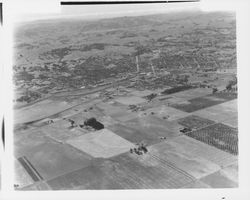 Aerial view of the Petaluma area, Petaluma, California, 1946 (Digital Object)