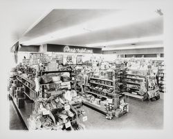 Interior of Lark Pharmacy, Guerneville, California, 1960 (Digital Object)