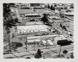 Aerial view of construction of the post office, Santa Rosa, California, 1964 (Digital Object)