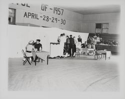 French cafe sketch in the Skating Revue of 1957, Santa Rosa, California, April, 1957 (Digital Object)