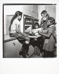 Cooking class at Doyle Park School, Santa Rosa, California, 1972 (Digital Object)