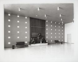 Lobby of Petaluma Veterans Memorial Building, Petaluma, California, 1970 (Digital Object)