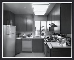 View of a Westgate Condominium Apartments kitchen, Santa Rosa, California, April, 1971 (Digital Object)