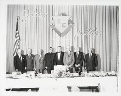 Groups at Knights of Columbus golden jubilee dinner, Santa Rosa, California, 1958 (Digital Object)