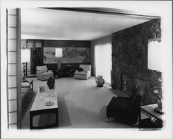 Living room of an oriental style home, Sonoma County, California, 1960 (Digital Object)