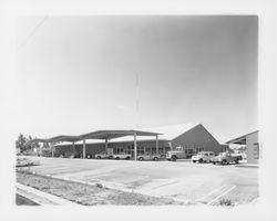 Truck display area of Stevenson Equipment Company Incorporated, Santa Rosa, California, 1964 (Digital Object)