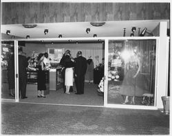 Opening night attendees inside Ceci&#39;s Flamingo Shop, Santa Rosa, California, 1957 (Digital Object)