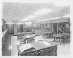 Ursuline High School library, Santa Rosa, California, 1958 (Digital Object)