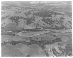 Aerial view of the Russian River above Healdsburg, California, 1958 (Digital Object)