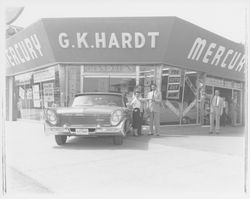 G.K. Hardt Lincoln-Mercury dealership, Santa Rosa, California, 1958 (Digital Object)